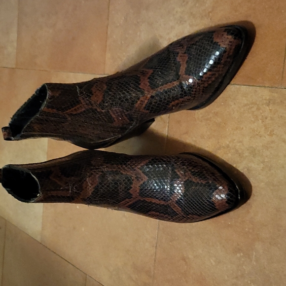 Ash faux snakeskin boots - Picture 1 of 4